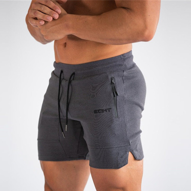 Streetwear Brand Joggers - Pantalones cortos con cremallera para hombre,
