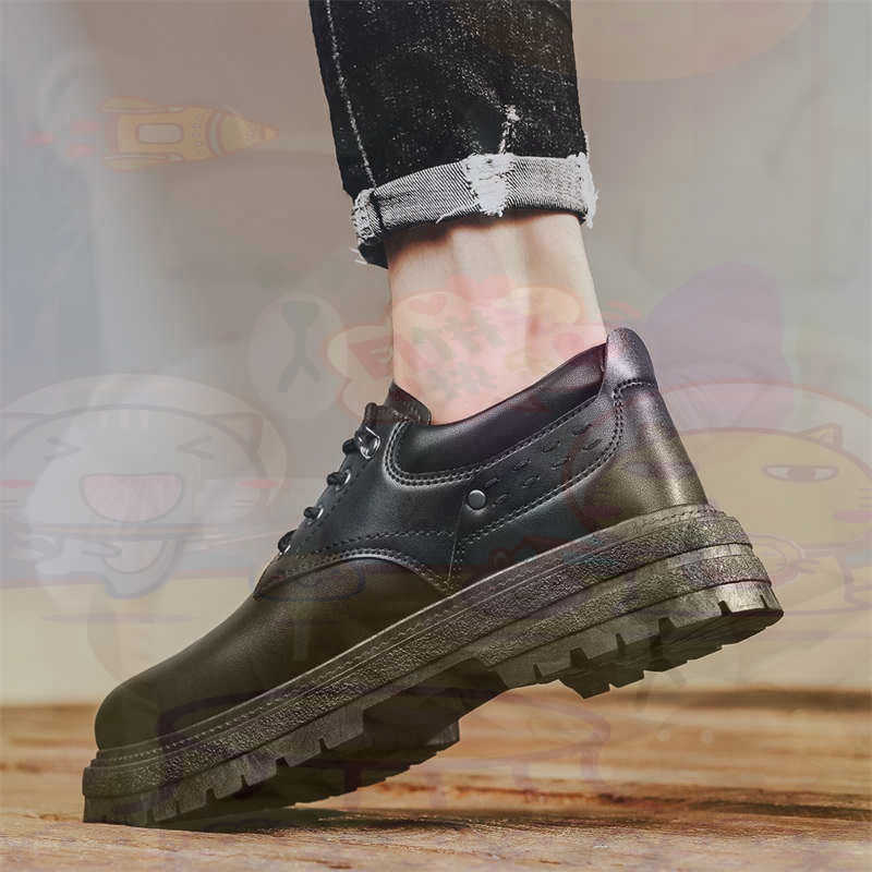 Streetwear Brand Name Ideas - Zapatillas deportivas de cuero Natural oscuro