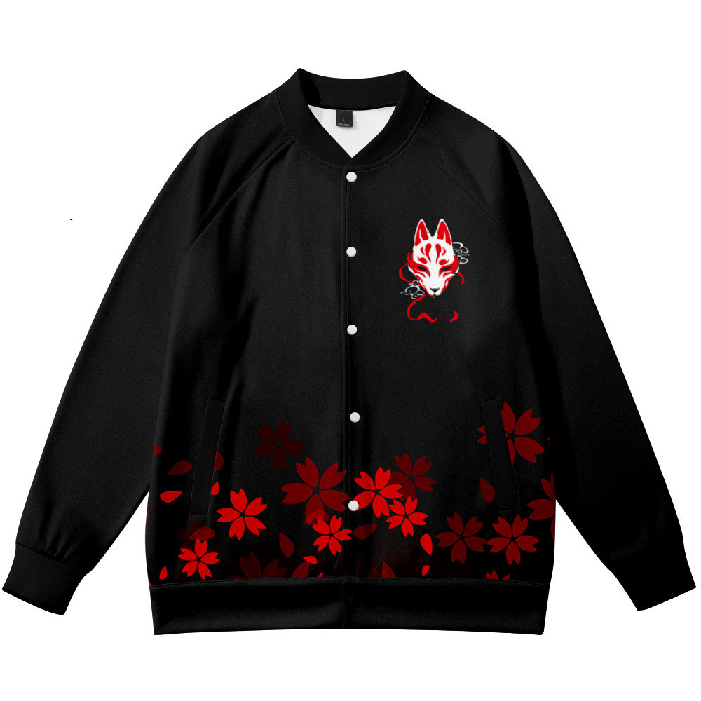 Streetwear Brand Flower - Abrigos Anime flor zorro 3D impreso