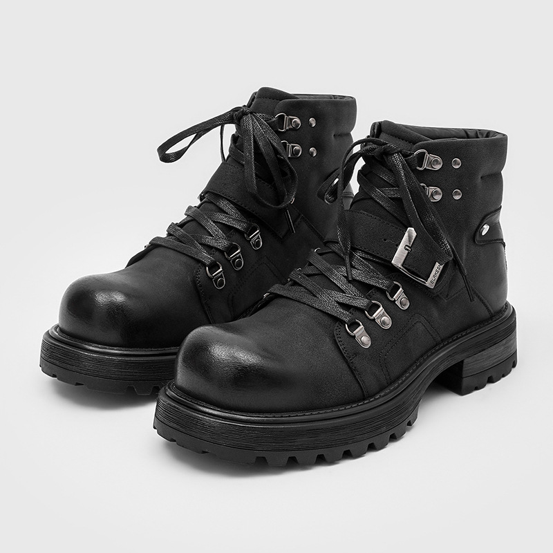 Streetwear Brand Luxury - Botas de cuero de marca para