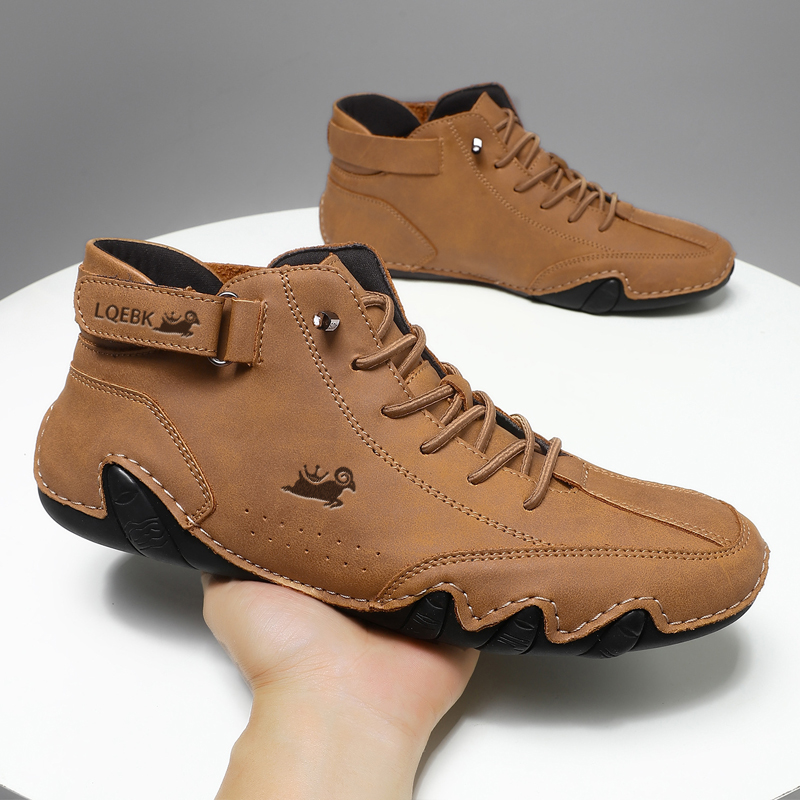 Streetwear Brand Luxury - Zapatos de cuero para hombre, zapatillas
