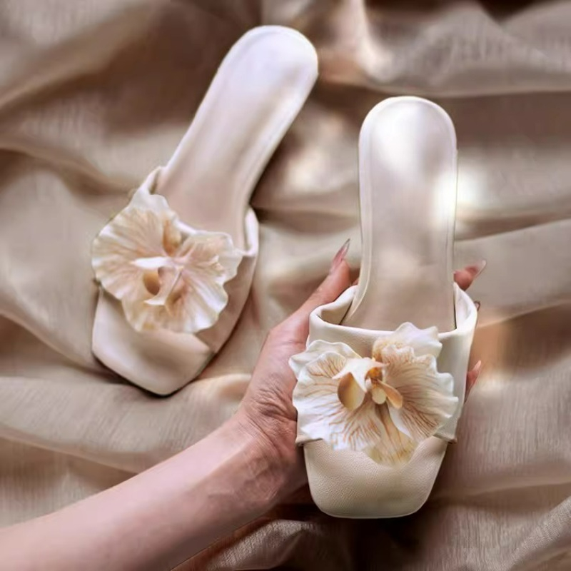 Streetwear Brand Flower - Sandalias de Marca para Mujer, Verano