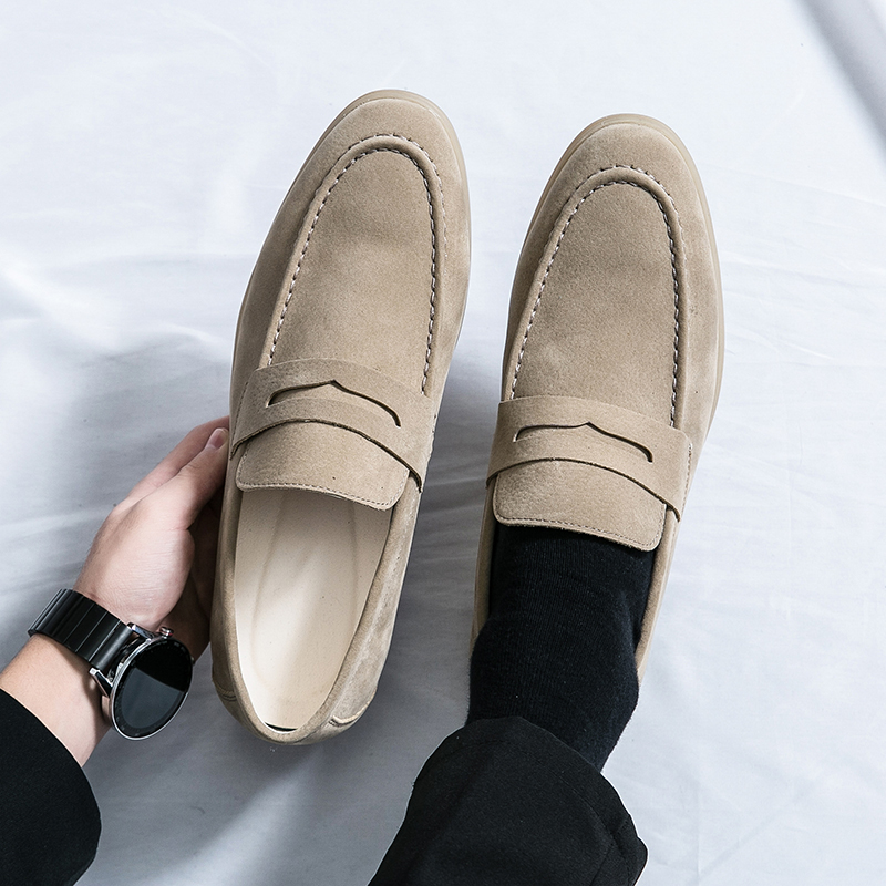 Mocasines clásicos de ante par - Streetwear Brand Luxury reseña y precio