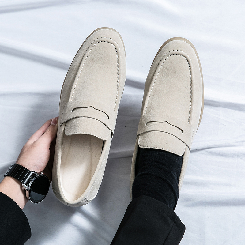 Mocasines clásicos de ante par - Streetwear Brand Luxury reseña y precio