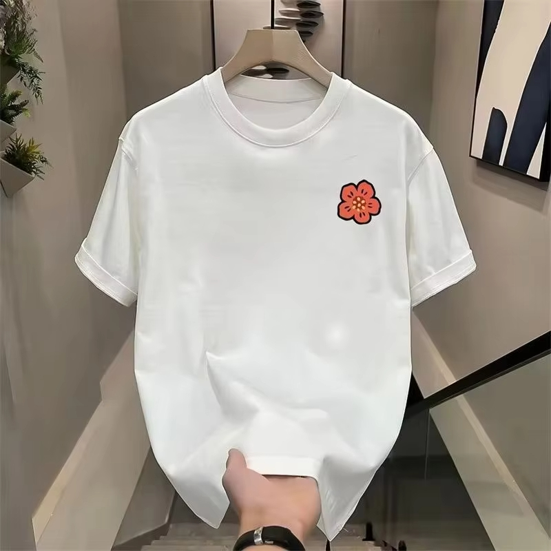 Camiseta de algodón con estamp - Streetwear Brand Flower reseña y precio