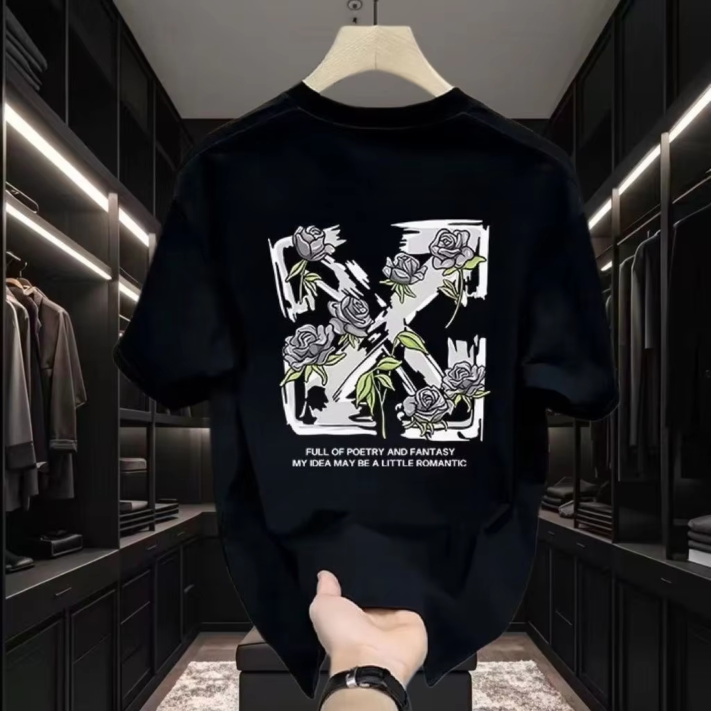 Camiseta de Algodón con Estamp - Streetwear Brand Flower reseña y precio