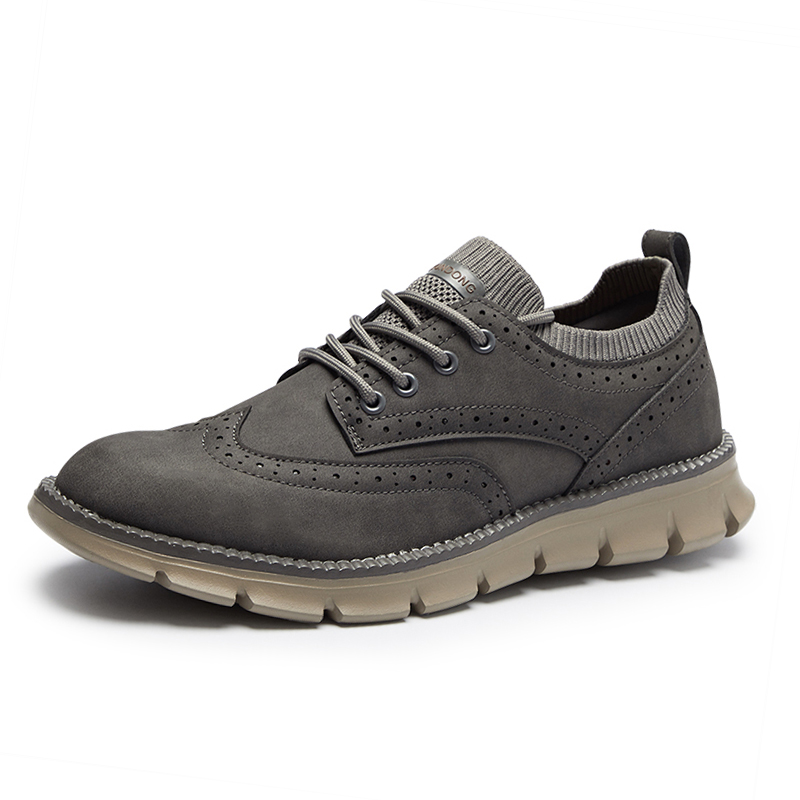 Primavera otoño hombres Brogue - Streetwear Brand Luxury reseña y precio