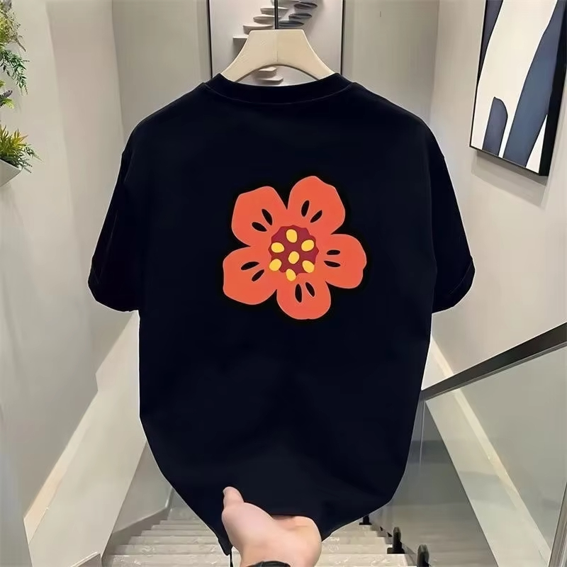 Camiseta de algodón con estamp - Streetwear Brand Flower reseña y precio