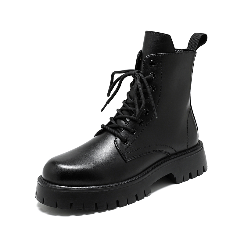 Botas de cuero genuino de lujo - Streetwear Brand Luxury reseña y precio
