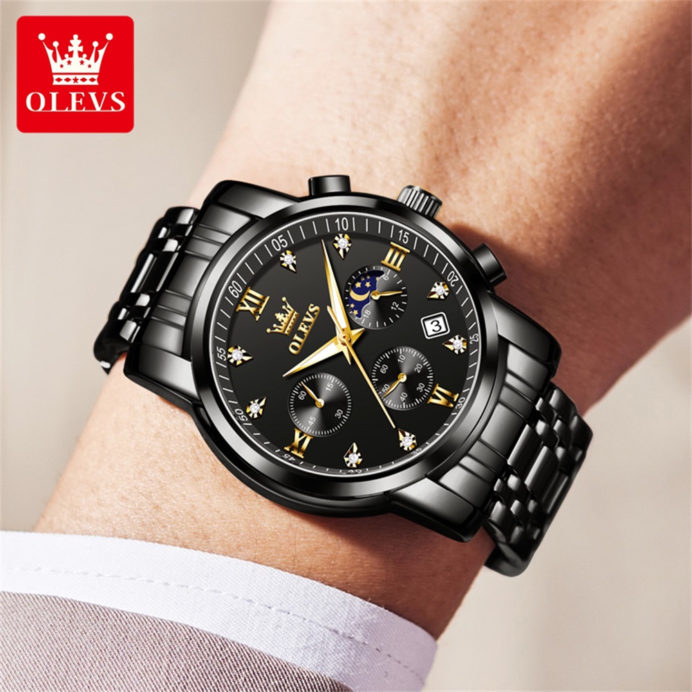 OLEVS Relojes populares para h - Streetwear Brand Luxury reseña y precio