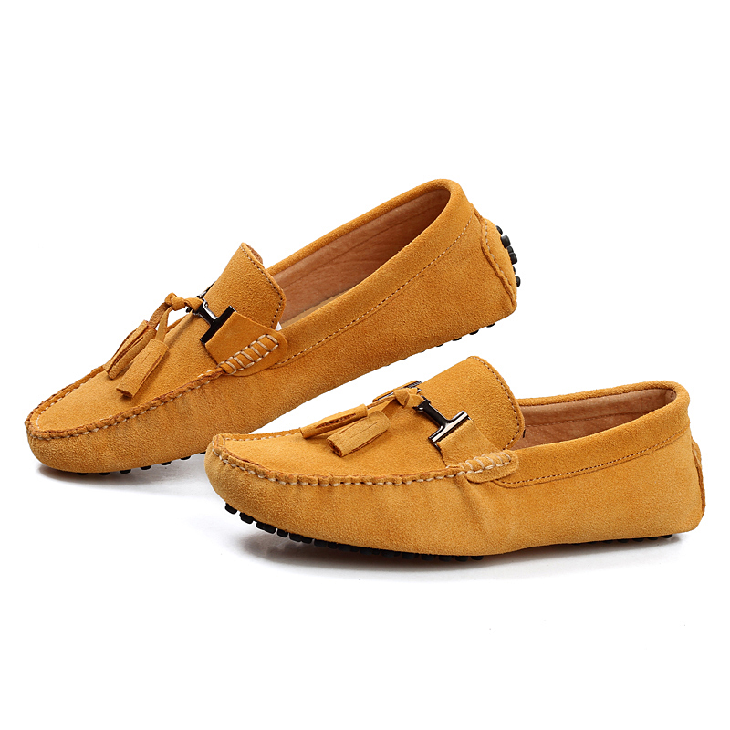 Mocasines de piel de ante para - Streetwear Brand Luxury reseña y precio