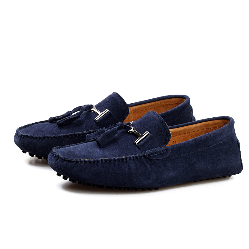 Mocasines de piel de ante para - Streetwear Brand Luxury reseña y precio