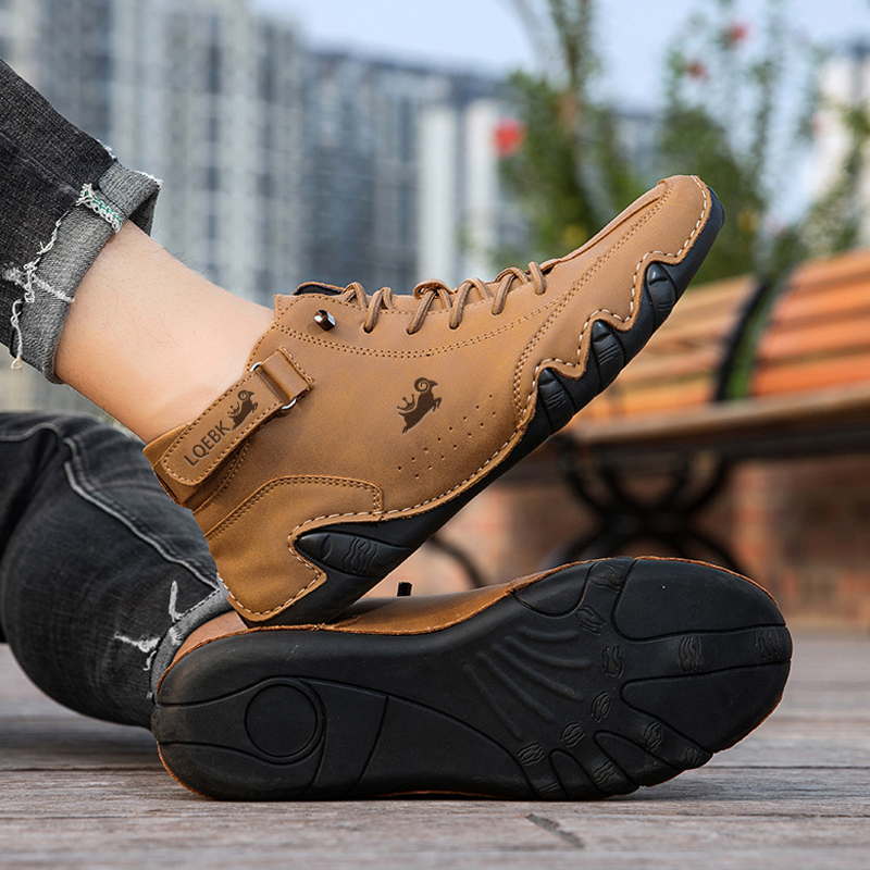 Zapatos de cuero para hombre,  - Streetwear Brand Luxury reseña y precio